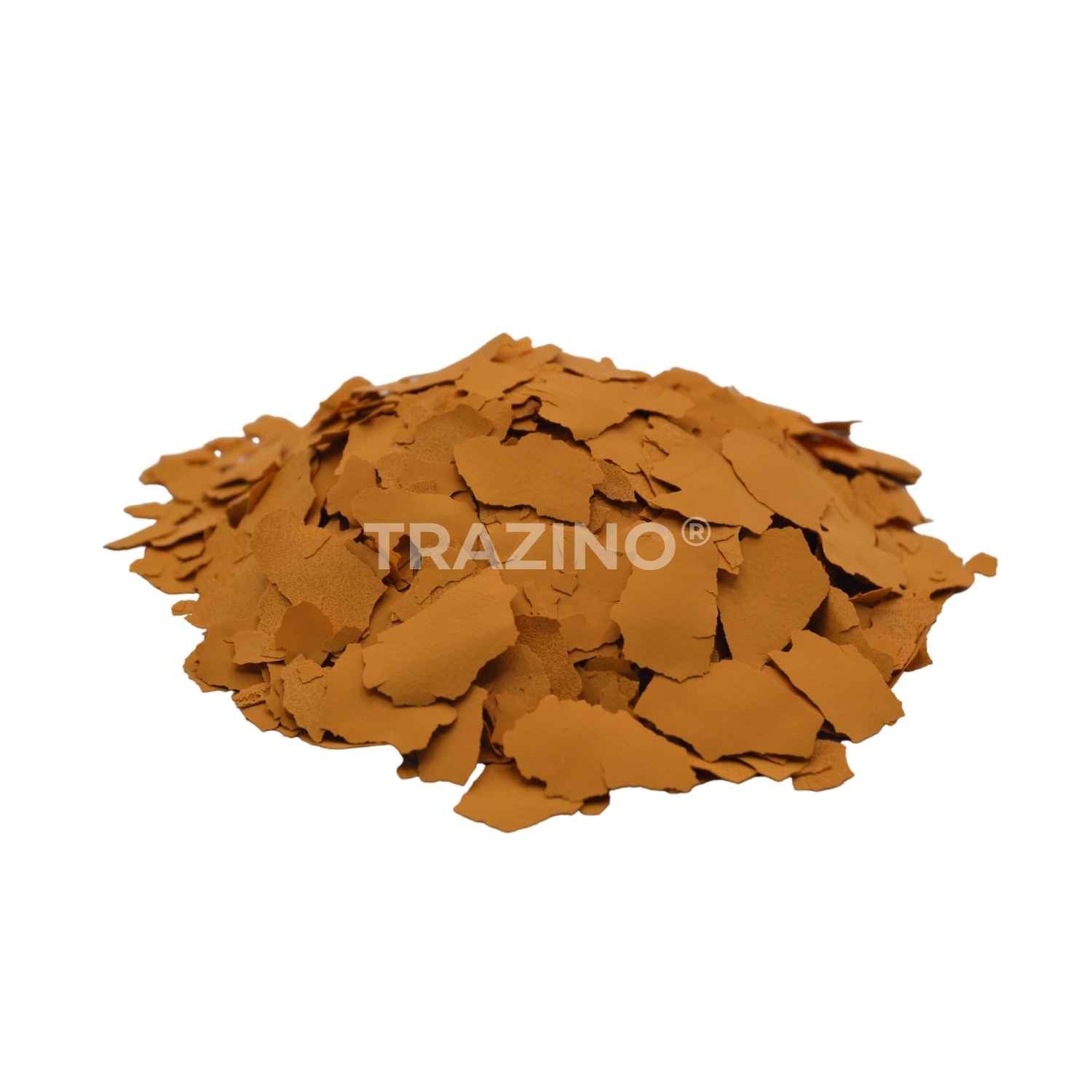 Trazino® Farbchips in Goldbeige zum Einstreuen für Beschichtungen Trazino® Farbchips in Goldbeige zum Einstreuen für Beschichtungen